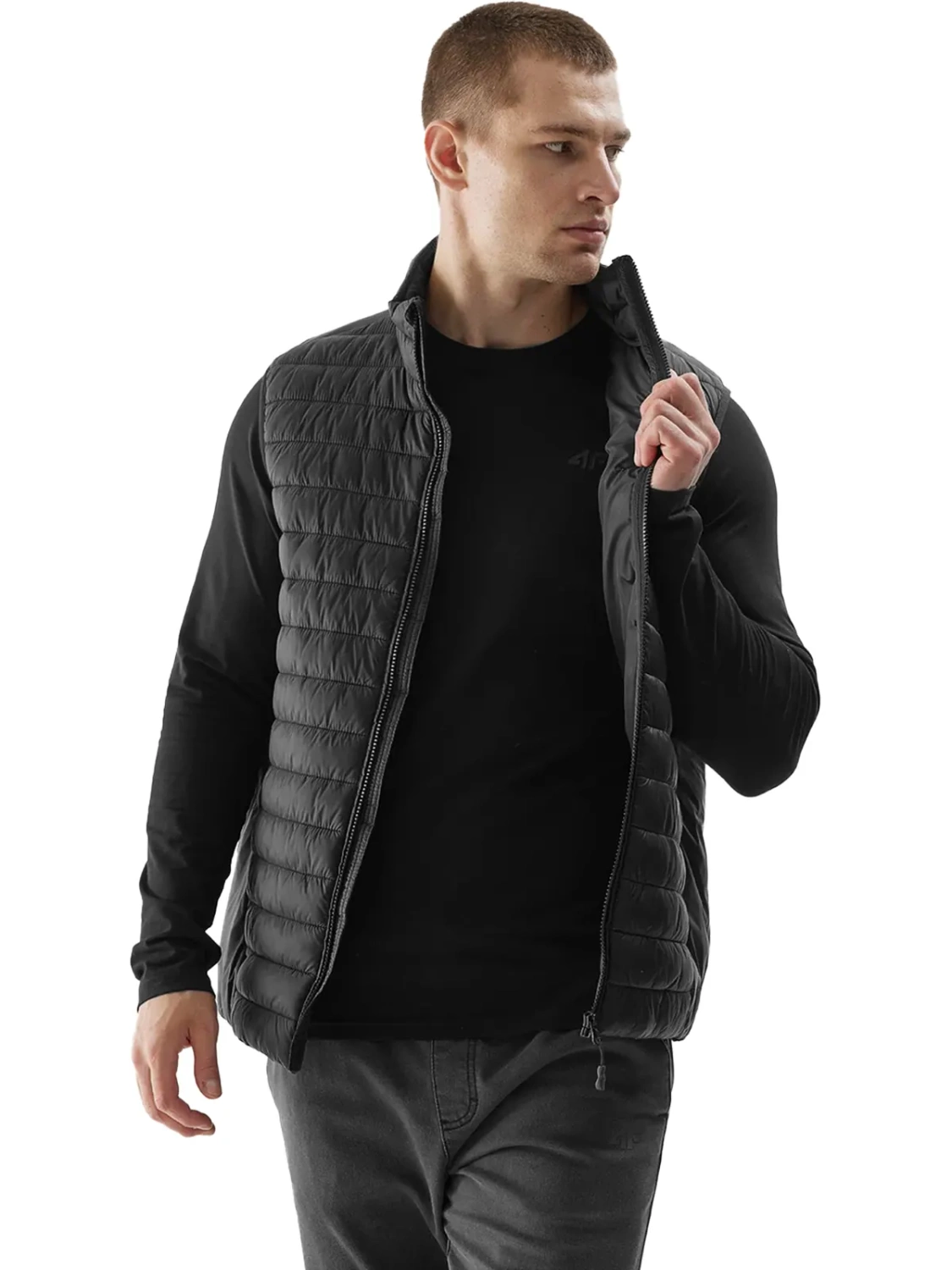 Kurtka męska puchowa bezrękawnik 4F 4FAW23TVESM062-20S