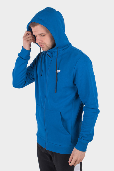 Bluza męska z kapturem rozpinana 4F NOSH4-BLM004-36S