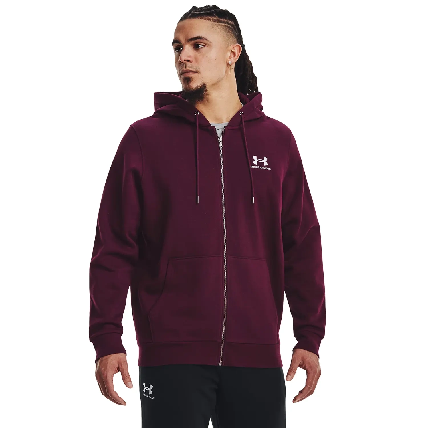 Bluza męska z kapturem rozpinana Under Armour 1373881-572