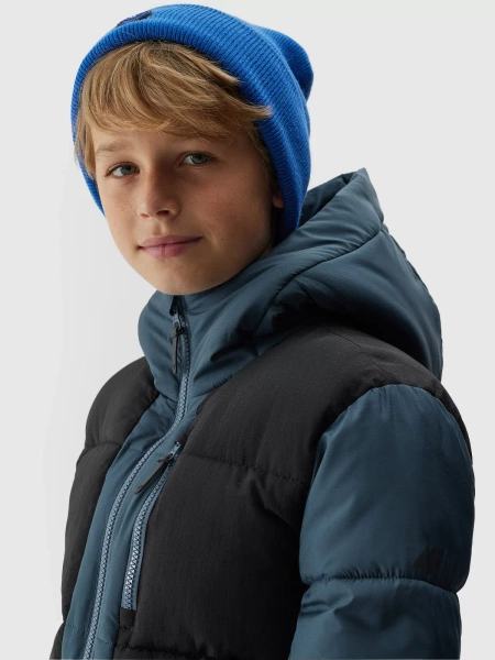 Kurtka dziecięca zimowa puchowa 4F 4FJAW23TDJAM276-30S 