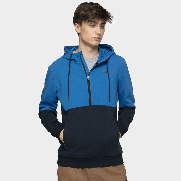 Bluza męska z kapturem rozpinana 4F H4Z19-BLM004-33S