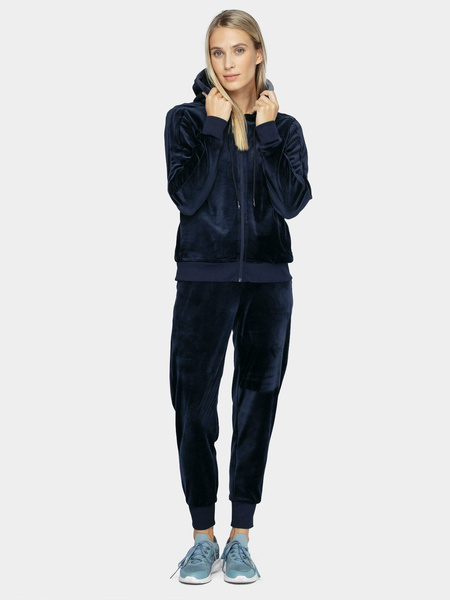 Bluza damska z kapturem rozpinana polarowa 4F H4Z21-BLD024-30S