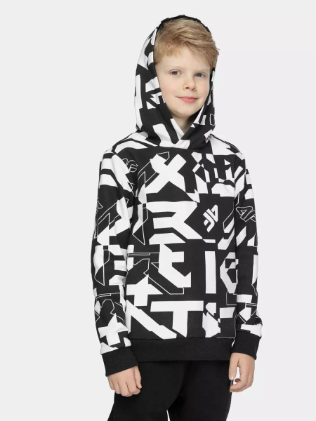 Bluza dziecięca z kapturem 4F 4FJAW22TSWSM499-20S