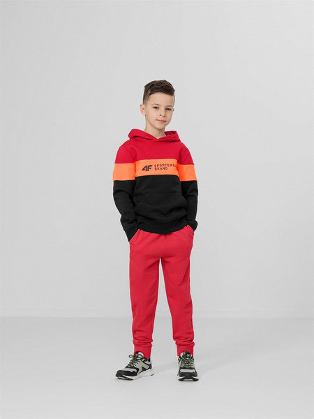Bluza dziecięca z kapturem 4F JUNIOR HJL22-JBLM003-20S