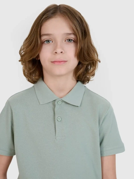Koszulka dziecięca polo 4F 4FJWMM00TPTSU513-41S