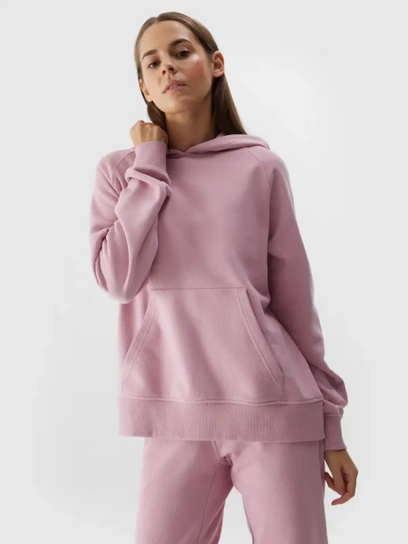 Bluza damska z kapturem 4F 4FWSS24TSWSF0955-56S 