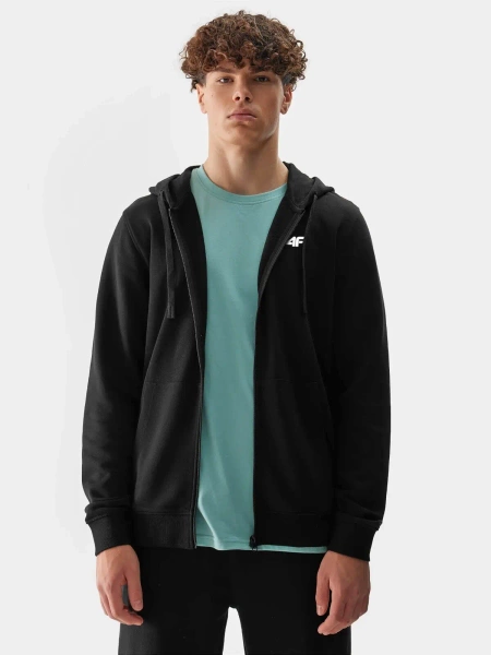 Bluza męska z kapturem rozpinana 4F 4FWSS24TSWSM1532-20S