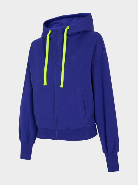 Bluza damska z kapturem rozpinana 4F H4L21-BLD015-36S