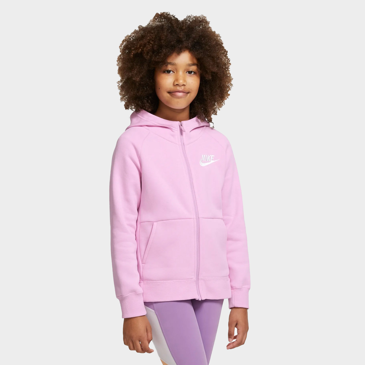 Bluza dziecięca z kapturem rozpinana NIKE NSW BV2712-676