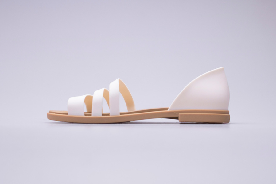 Sandały Crocs Tulum Open Flat W 206109-1CQ