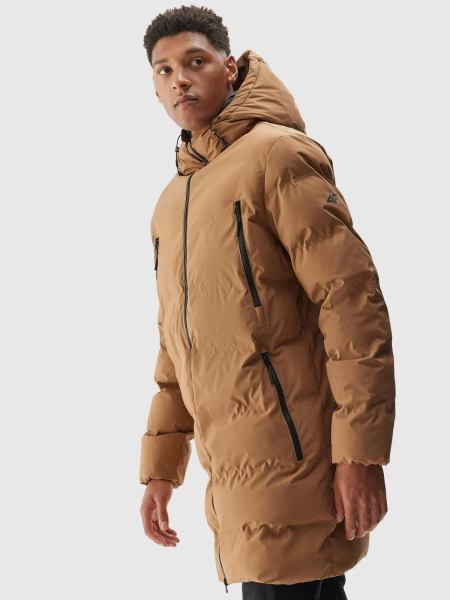 Kurtka męska zimowa puchowa długa 4F 4FAW23TDJAM246-82S 