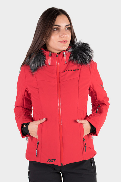 Kurtka damska BERGSON SNOWSWIFT STX RED BRG00039