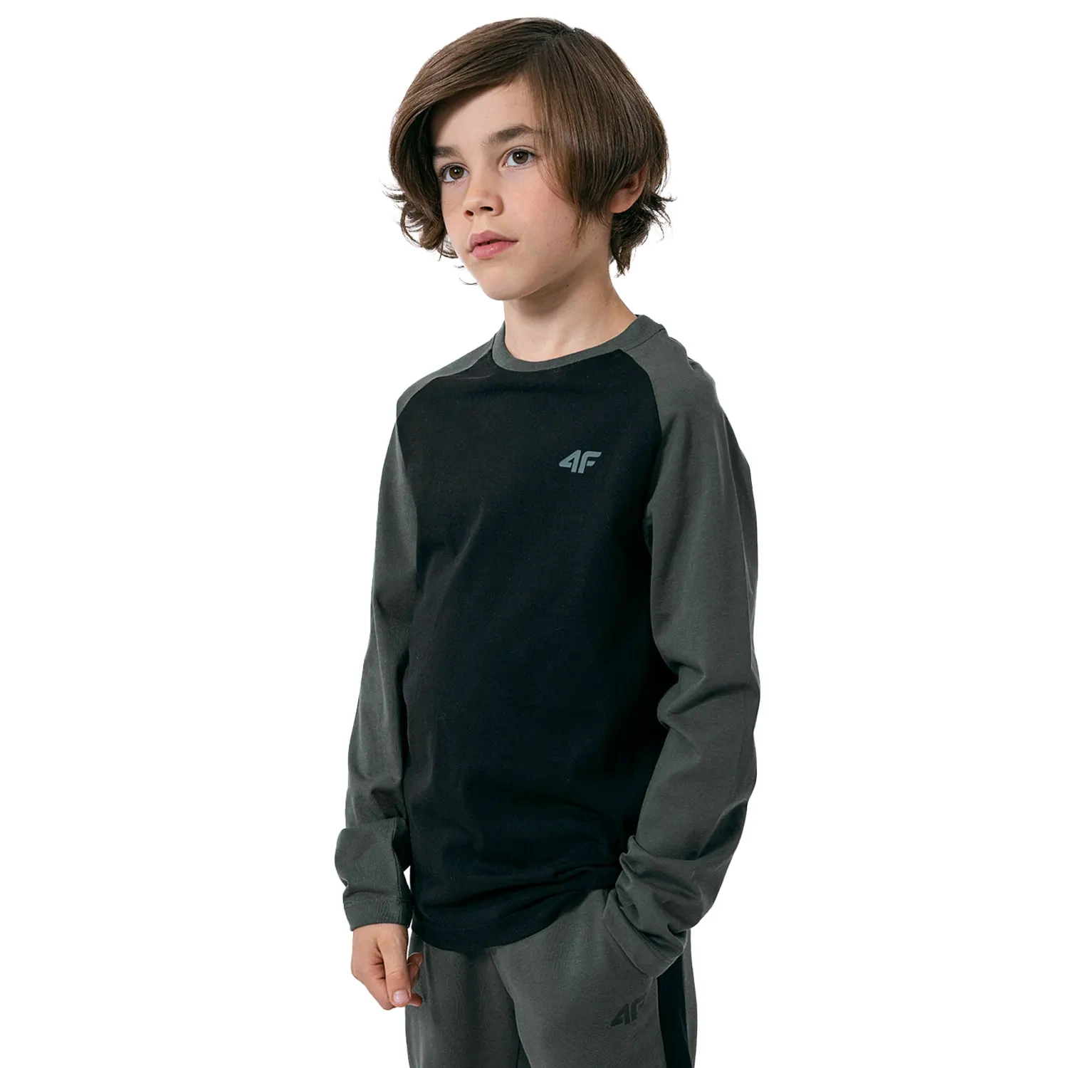 Koszulka dziecięca 4F HJZ22-JTSML001-20S