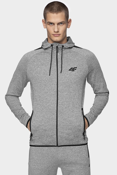 Bluza męska z kapturem rozpinana 4F H4Z19-BLMF070-27M