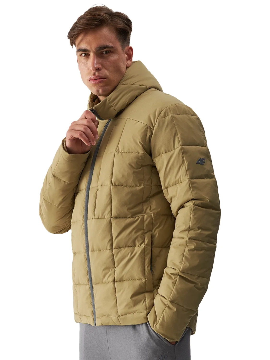 Kurtka męska zimowa puchowa 4F 4FWAW24TDJAM524-74S