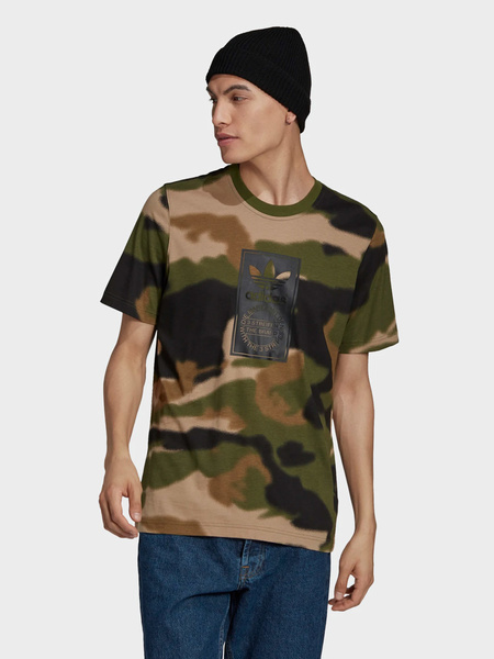 Koszulka męska adidas CAMO AOP TONGUE GN1863