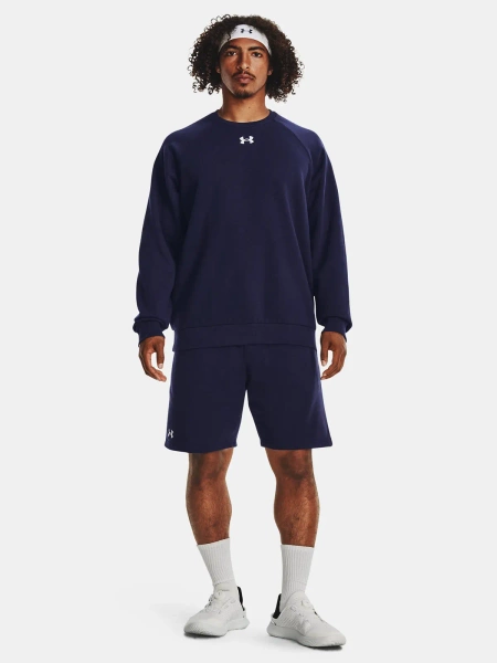 Bluza męska z kapturem Under Armour FLEECE CREW 1379755-410 