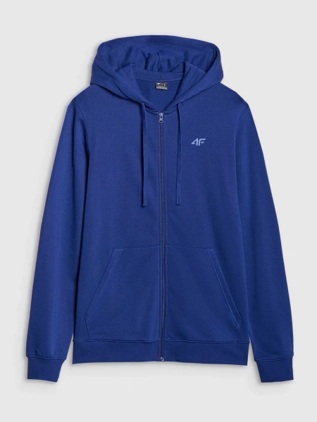Bluza męska z kapturem rozpinana 4F 4FWMM00TSWSM1768-031S