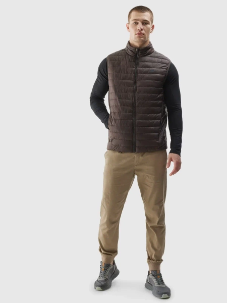 Kurtka męska puchowa bezrękawnik 4F 4FAW23TVESM062-80S