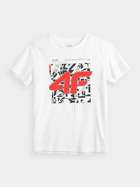 Koszulka dziecięca 4F HJZ21-JTSM008-10S