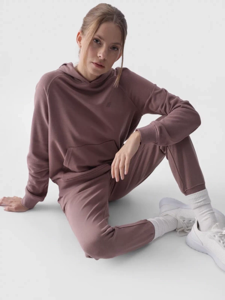 Bluza damska z kapturem 4F 4FWMM00TSWSF1468-83S