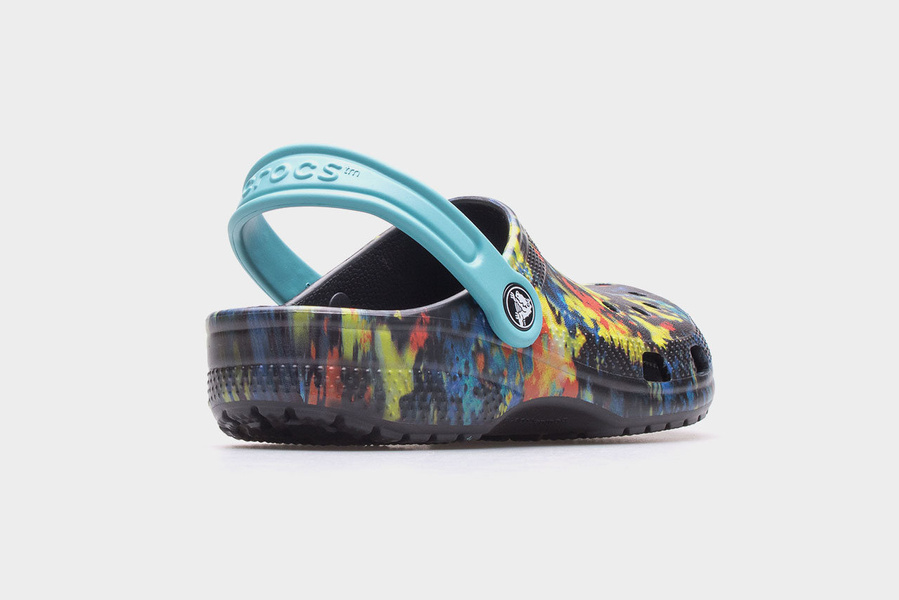 Chodaki Crocs TIE DYE GRAPHIC KIDS 206995-4SW