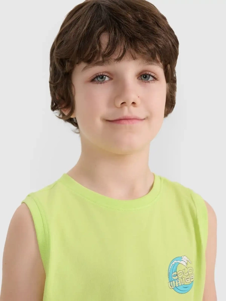 Koszulka dziecięca 4F 4FJWSS25TSLEM162-45S