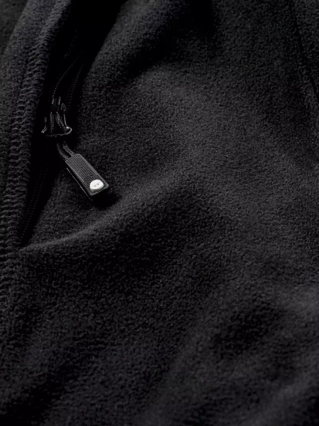 Bluza męska rozpinana polarowa HI-TEC ZOE BLACK