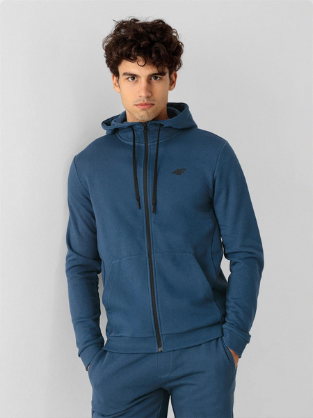 Bluza męska z kapturem rozpinana 4F NOSH4-BLM353-32S