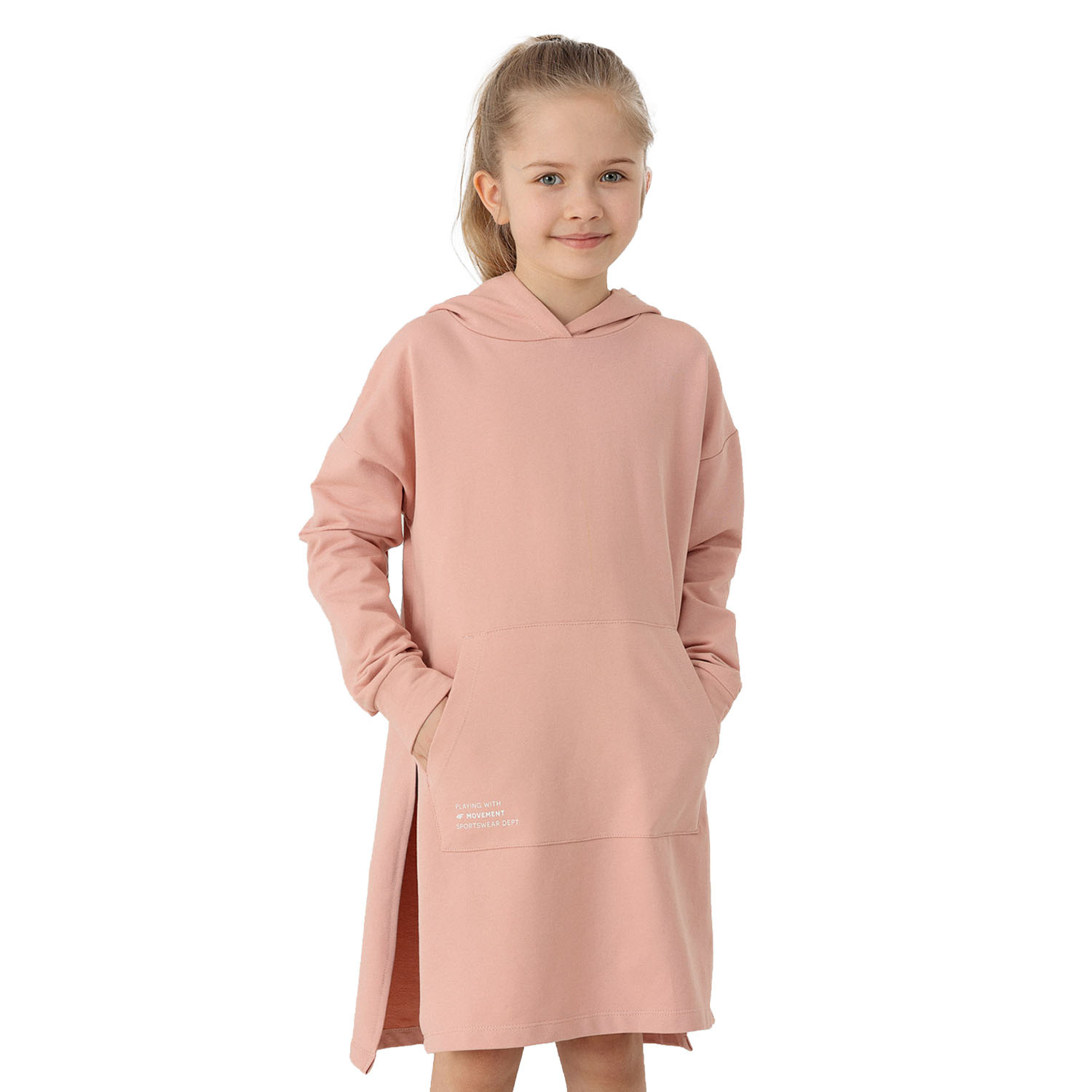 Sukienka dziewczęca 4F JUNIOR HJL22-JSUDD001-64S