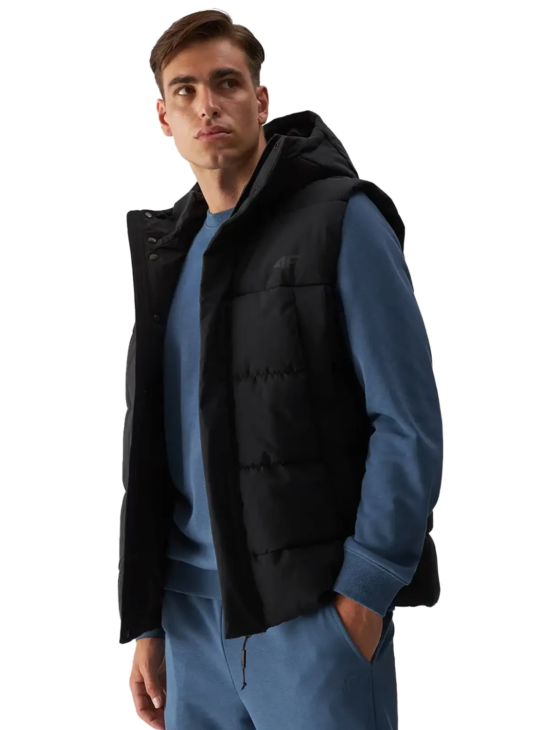 Kurtka męska puchowa bezrękawnik 4F 4FWAW24TVJAM144-20S