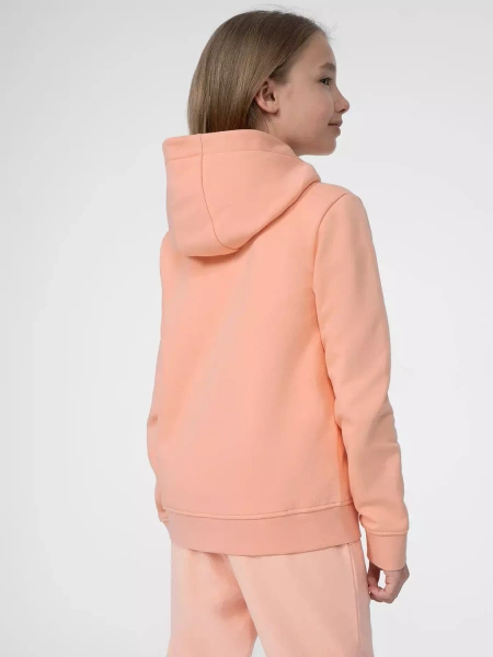 Bluza dziecięca z kapturem rozpinana 4F 4FJSS23TSWSF216-65S