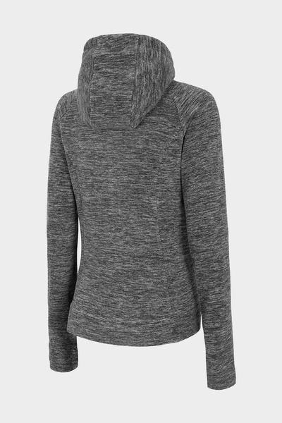 Bluza damska z kapturem rozpinana polarowa 4F NOSH4-PLD002-24M