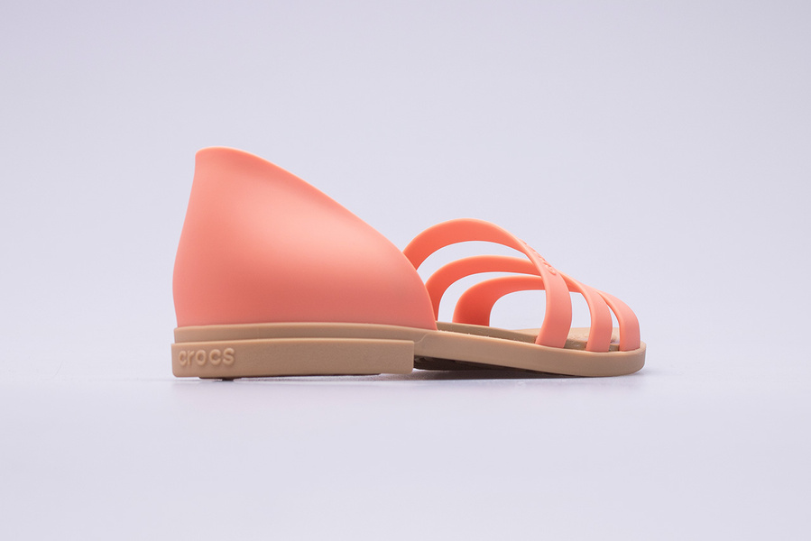 Sandały Crocs Tulum Open Flat W 206109-82R