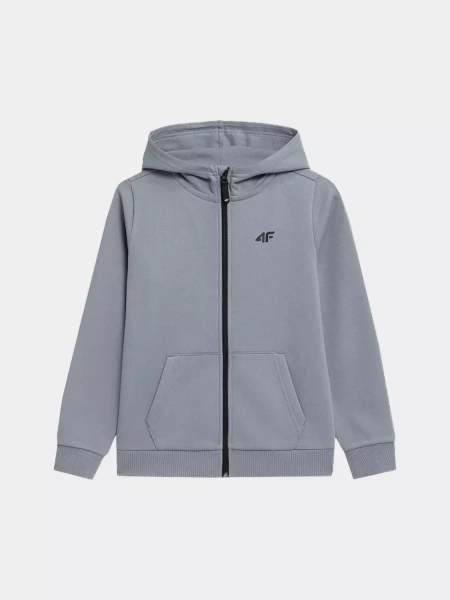 Bluza dziecięca z kapturem rozpinana 4F 4FJSS23TSWSM219-34S