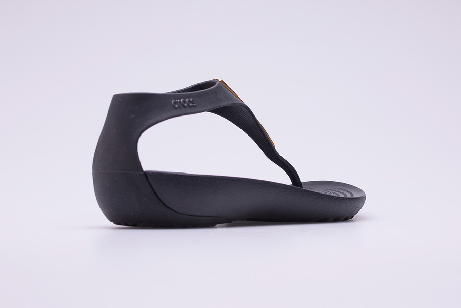 Sandały Crocs Serena Metallic Bar Flip 206420-751