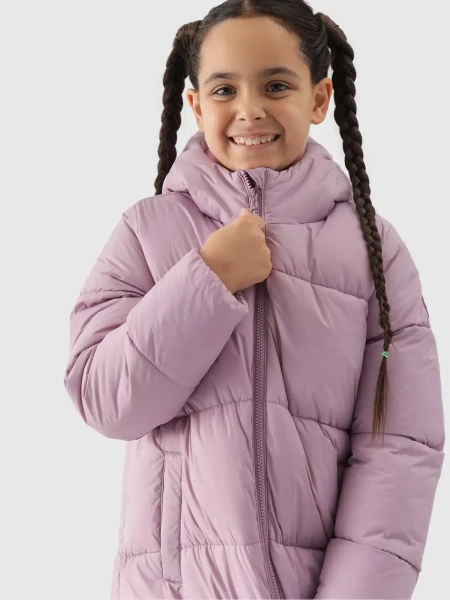 Kurtka dziecięca zimowa puchowa 4F 4FJWAW24TDJAF455-54S