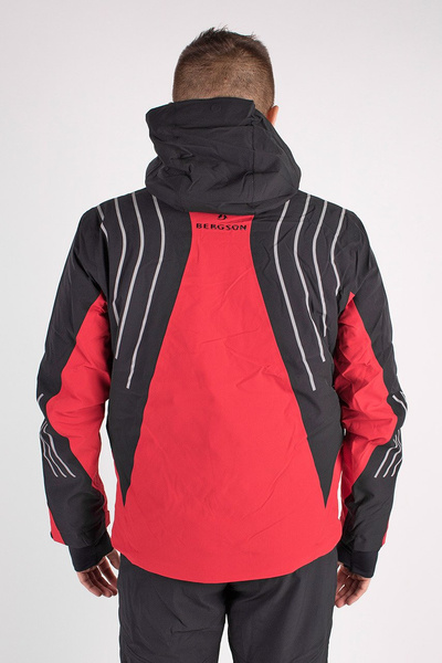 Kurtka męska BERGSON RACE-X RED BRG00036