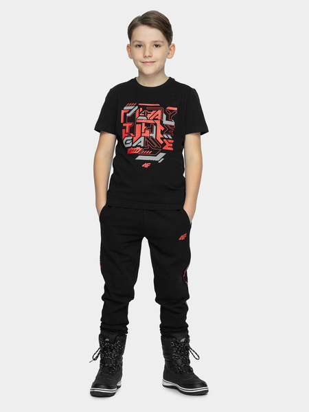 Koszulka dziecięca 4F HJZ21-JTSM006A-20S