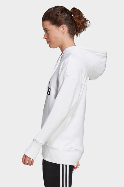 Bluza damska z kapturem adidas W BOS LONG HD FM1045