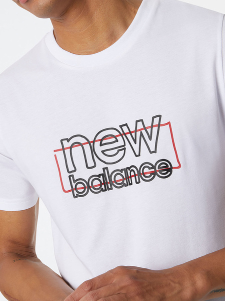 Koszulka męska NEW BALANCE MT21903-WT