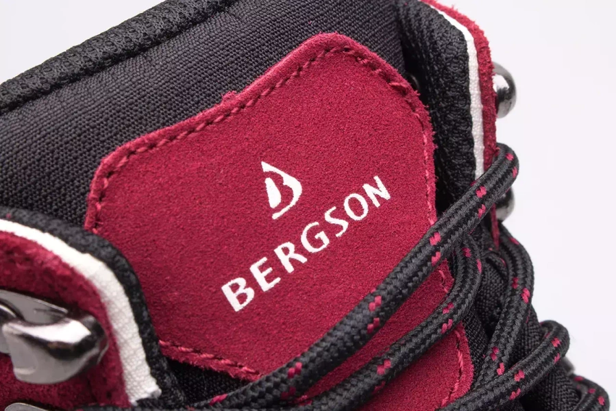 Buty damskie trekkingowe BERGSON TUBKAL MID Burgundy