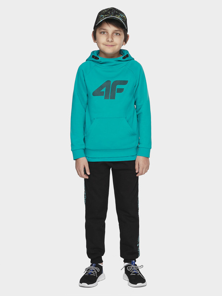 Bluza dziecięca z kapturem 4F HJL21-JBLM002-35S