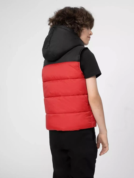 Kurtka dziecięca puchowa bezrękawnik 4F 4FJSS23TDJAM079-62S