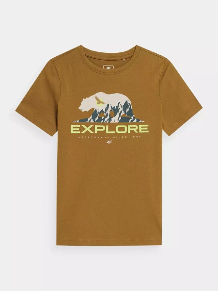 Koszulka dziecięca 4F 4FJSS23TTSHM323-82S