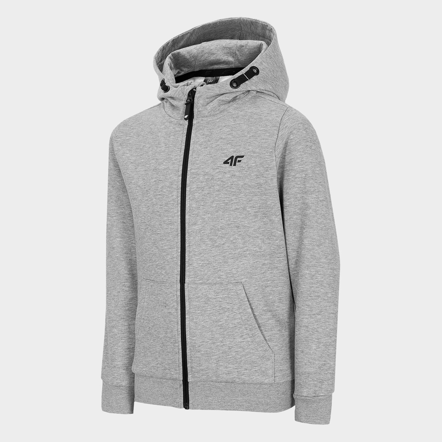 Bluza dziecięca z kapturem rozpinana 4F HJL21-JBLM001A-27M
