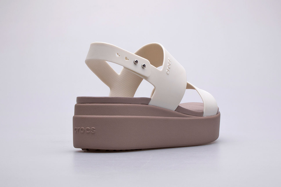 Sandały damskie Crocs Brooklyn Low Wedge 206453-159