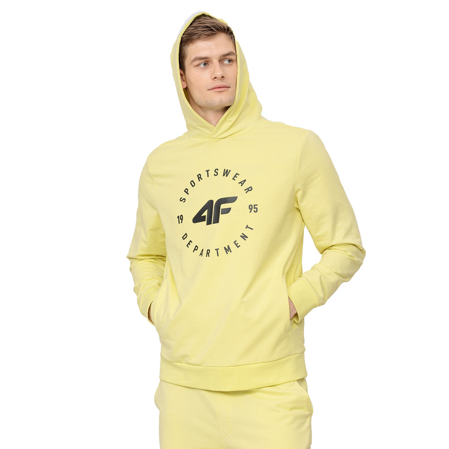 Bluza męska z kapturem 4F H4L22-BLM018-73S