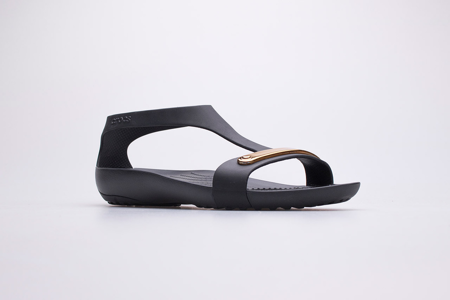 Sandały damskie Crocs Serena Metallic Bar 206421-751