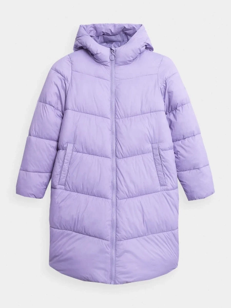 Kurtka dziecięca zimowa puchowa 4F 4FJAW23TDJAF268-34S